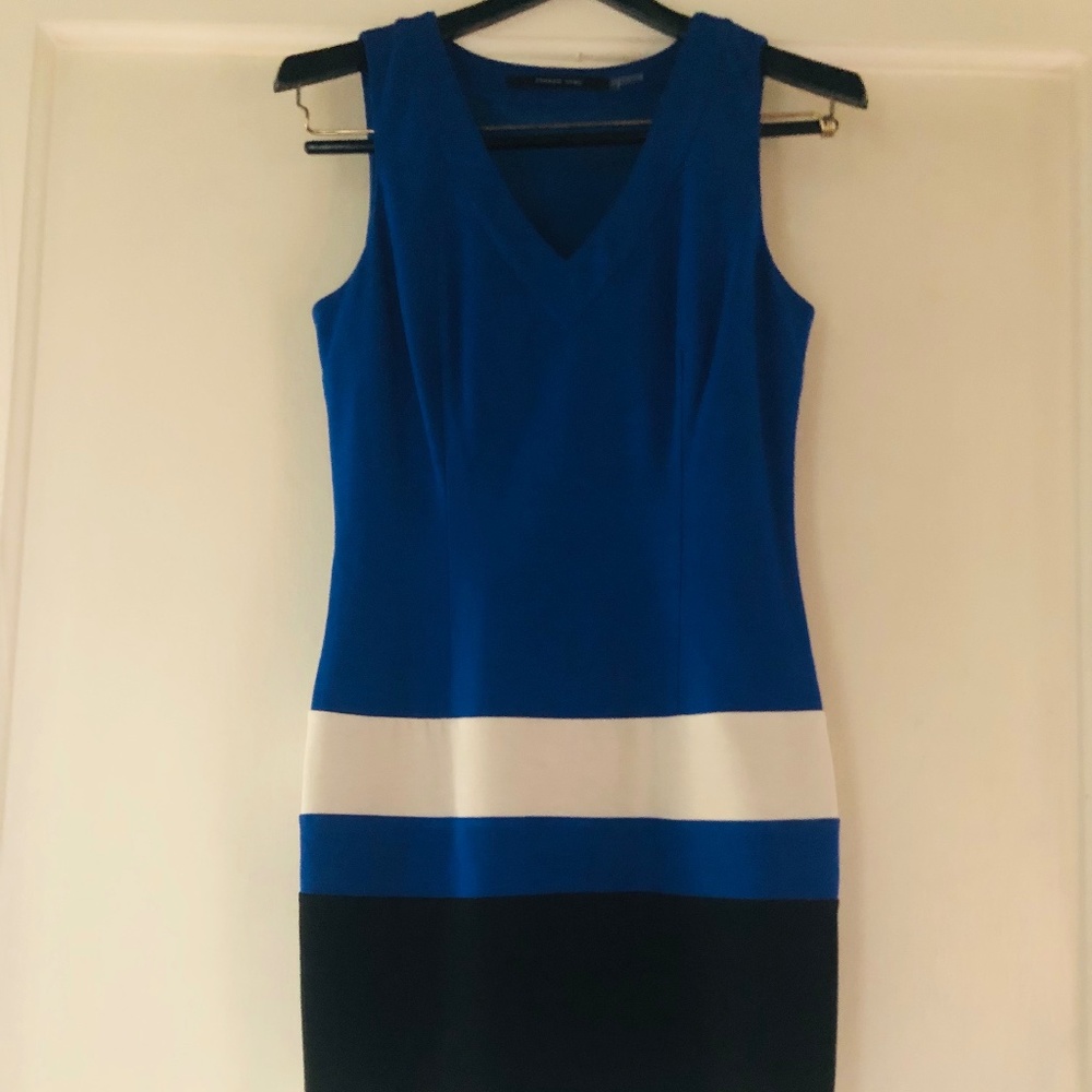 Anthropologie Andrew Marc / Blue Sleeveless Dress / Size 4